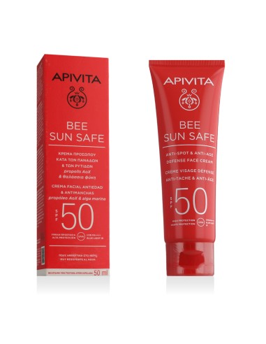 Apivita Bee Sun Safe Anti-Spot & Anti-Age Defense Face Cream SPF 50 50 ml