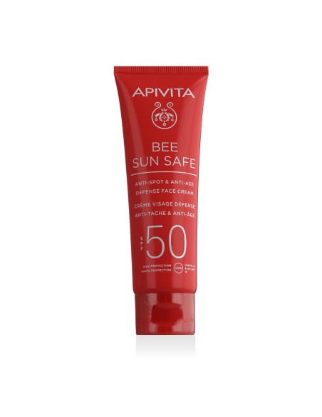 Apivita Bee Sun Safe Anti-Spot & Anti-Age Defense Face Cream SPF 50 50 ml
