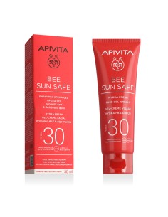 Apivita Bee Sun Safe Hydra Fresh Face Gel - Cream SPF 30 50 ml 2