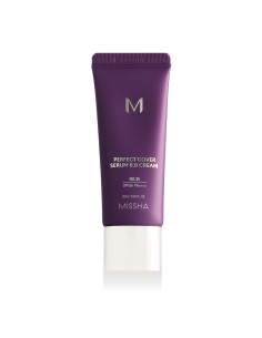 MISSHA M Perfect Cover Serum B.B. Cream SPF 50+ PA++++ (No.25 Warm Beige) 20 ml 2