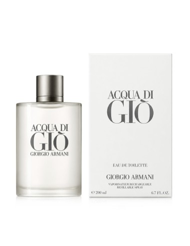 Giorgio Armani Acqua di Giò Pour Homme Eau De Toilette Ricaricabile 200 ml (uomo)