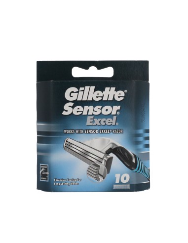 Gillette Sensor Excel spare blades for shaving 10 pcs M