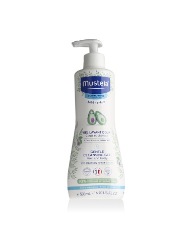 Mustela Bébé Gentle Cleansing Hair and Body Gel 500 ml