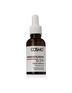 COSMO ADVANCED 0.5% Pterostilbene + Ferulic Acid Face Serum 30 ml 2