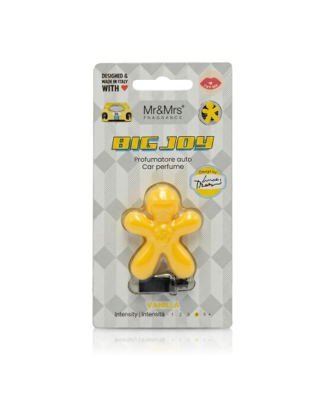 Mr & Mrs Fragrance Big Joy Vanilla Car Scents 1 pcs