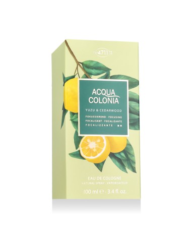 4711 Acqua Colonia Yuzu & Cedarwood Eau de Cologne 100 ml (unisex)