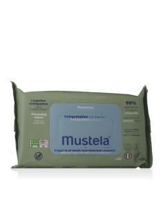 Mustela Bébé Compostable Cleansing Wipes 60 pcs