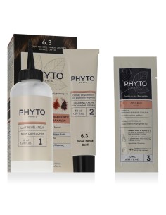Phyto Hair Color Coloration Kit (6.3 Dark Golden Blonde) 1 pc