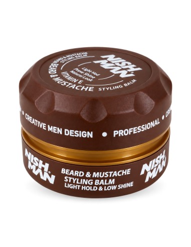 NISH MAN Beard & Mustache Styling Balm 100 ml