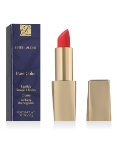 Estée Lauder Pure Color Creme Lipstick Refillable (320 Defiant Coral) 3